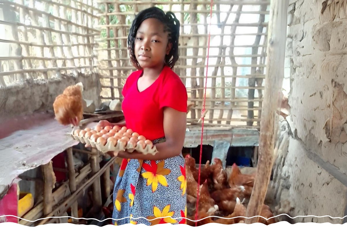 Febelsa and chickens